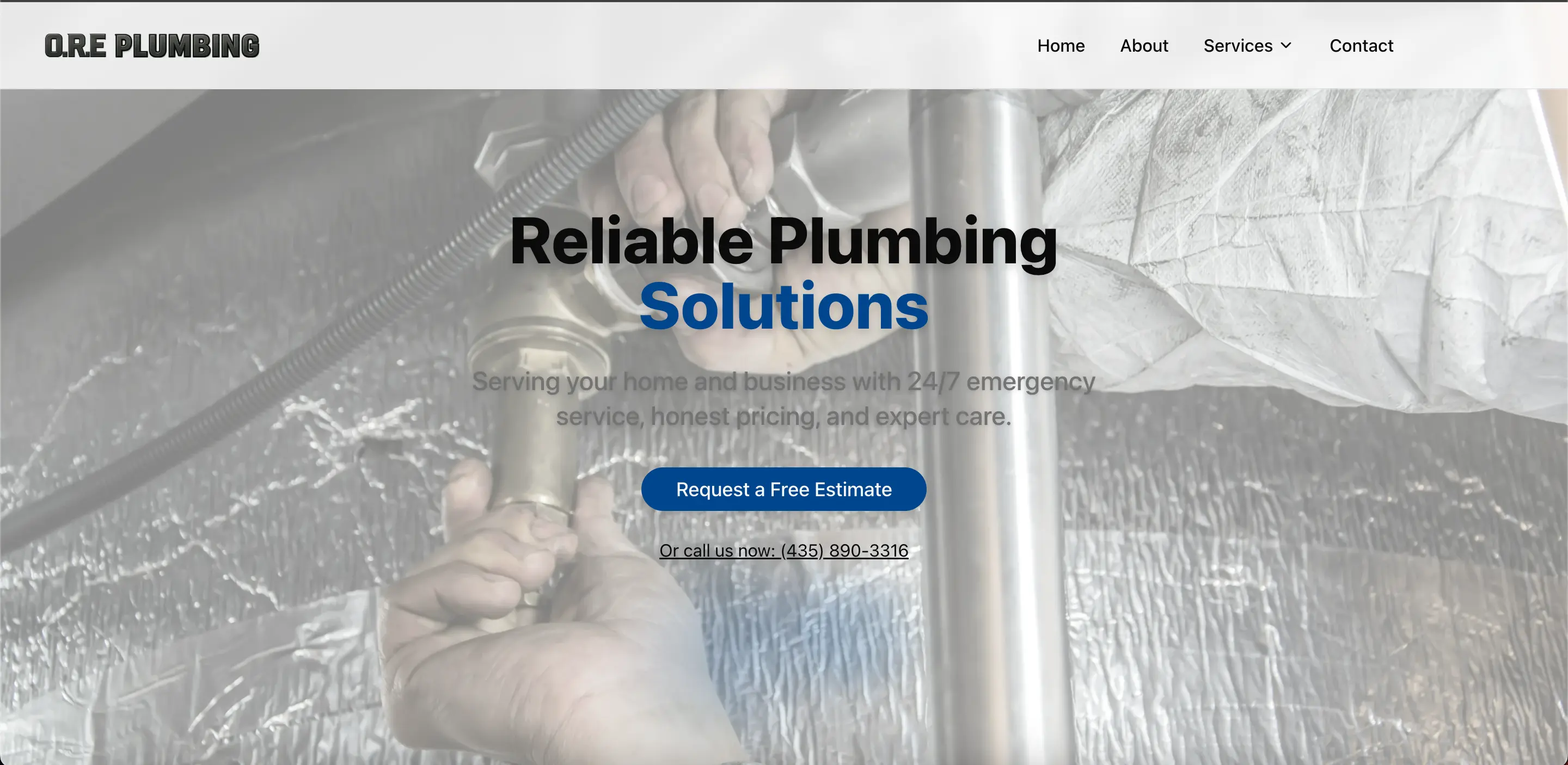 O.R.E. Plumbing screenshot